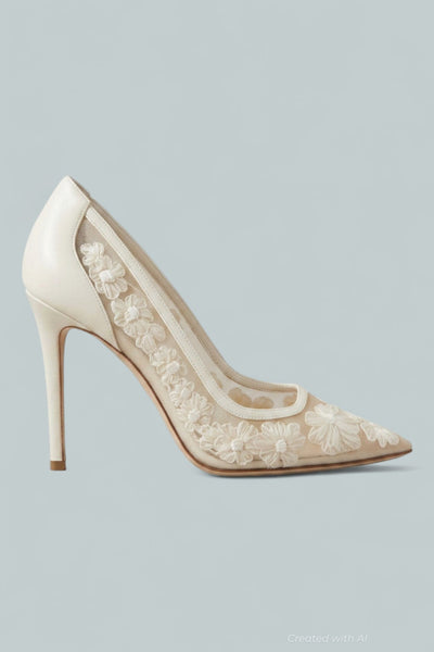 Women’s Stuart Power 100 Pumps - Cream - Stiletto