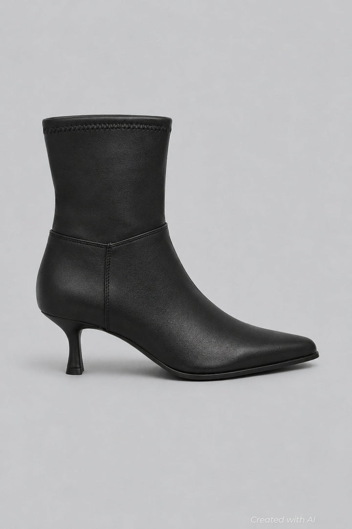 Women’s Stuart Power 75 Zip Booties - Black - 8 - Bootie
