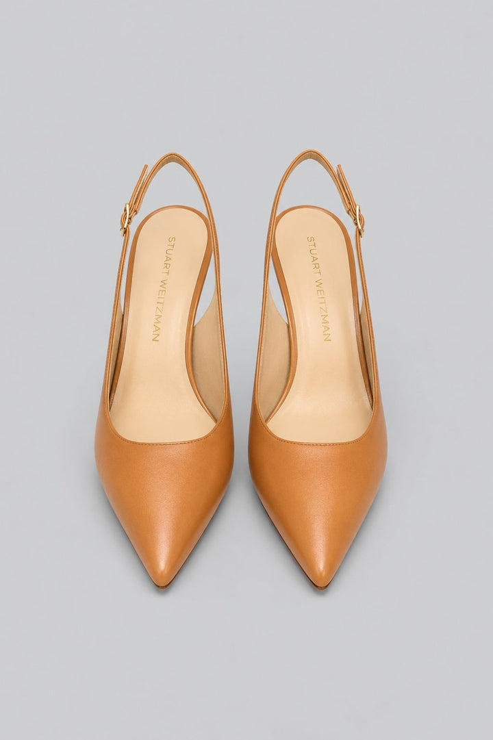 Women’s Stuart Power Slingback Pumps - Macchiato - 10 - Slingback
