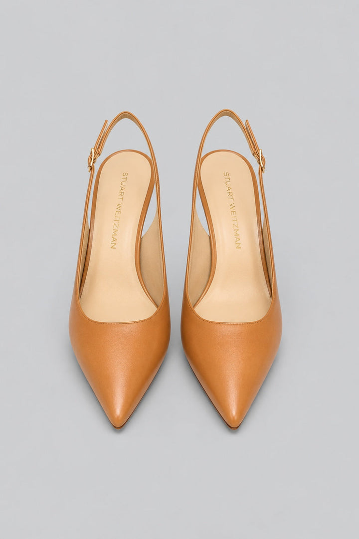 Women’s Stuart Power Slingback Pumps - Macchiato - 10 - Slingback