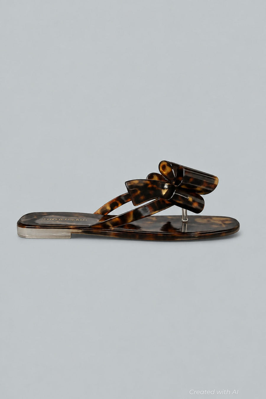 Women’s Sugary Thong Jelly Sandals - Tortoise - 8 - Sandal