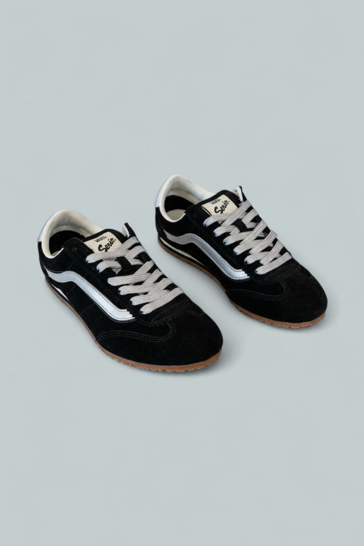 Women’s Super Lowpro Sneakers - Black Silver - 5.5 - Sneaker