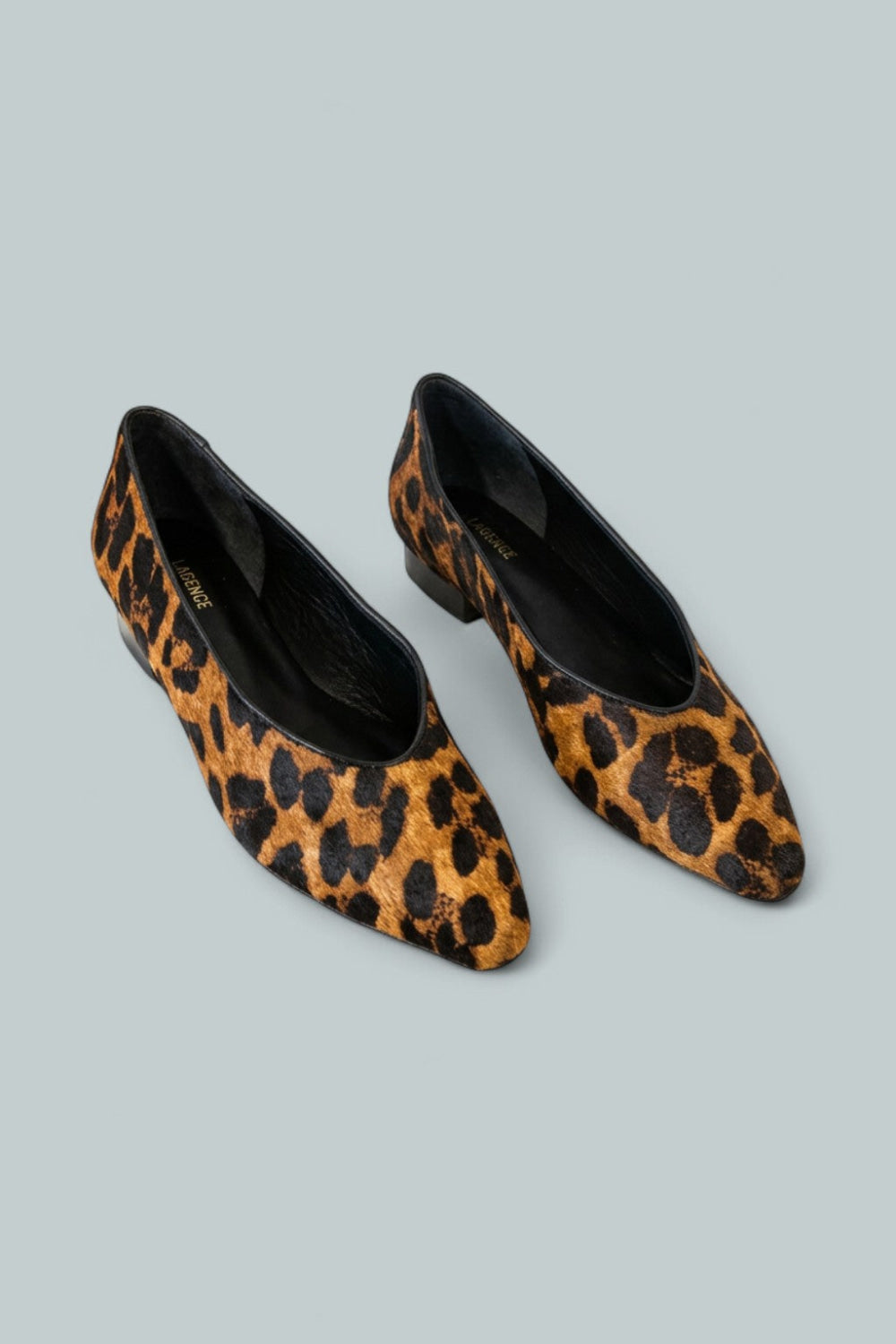 Women’s Suzanne II Leopard Print Calf Hair Flats - Leopard Calfhair - 9 - Flats