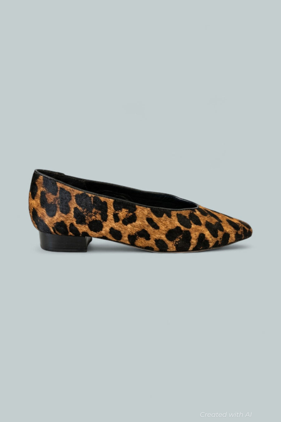 Women’s Suzanne II Leopard Print Calf Hair Flats - Leopard Calfhair - 9 - Flats