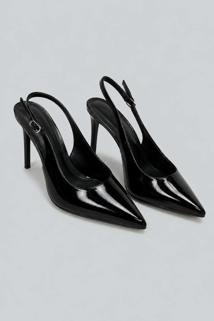Women’s Taylr Pumps - Black Patent - 8 - Heels