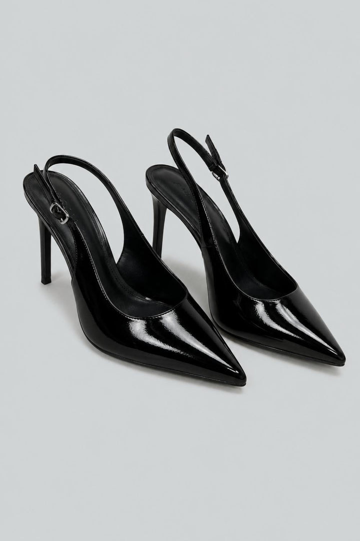 Women’s Taylr Pumps - Black Patent - 8 - Heels