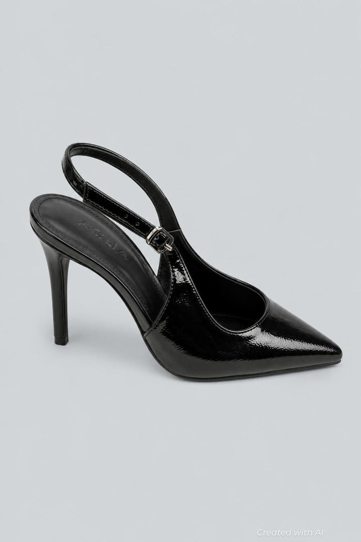 Women’s Taylr Pumps - Black Patent - 8 - Heels