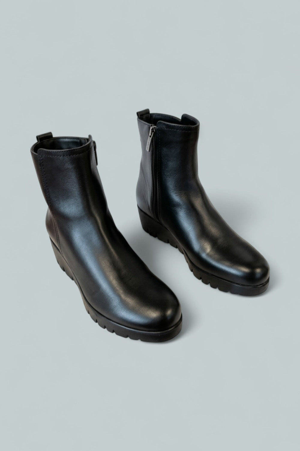 Women’s Teagan City Dry Leather Ankle Boots - Black - 7 - Bootie