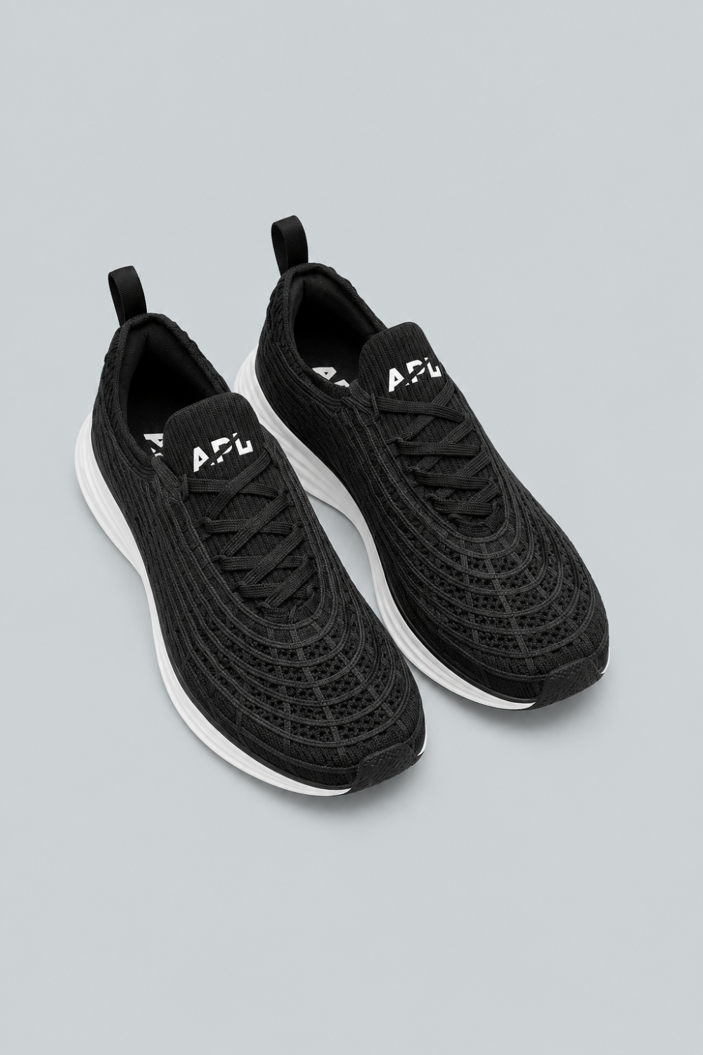 Women’s Techloom Zipline Sneakers - Black/White - 8 - Sneaker