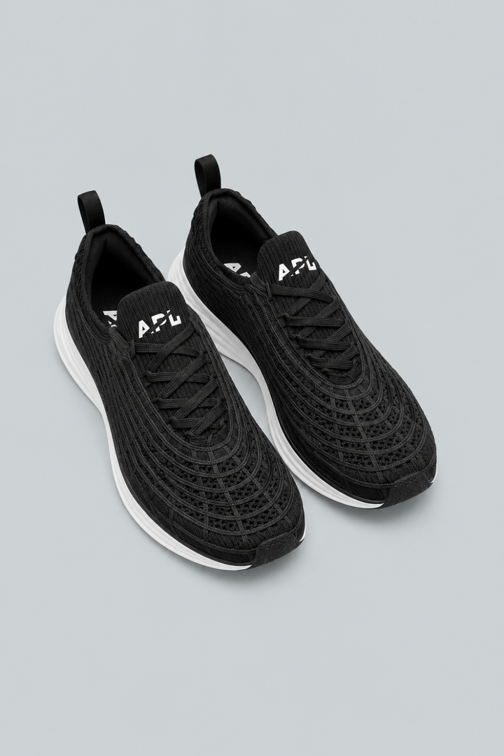 Women’s Techloom Zipline Sneakers - Black/White - 8 - Sneaker