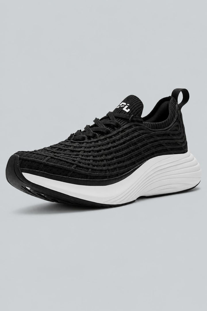 Women’s Techloom Zipline Sneakers - Black/White - 8 - Sneaker