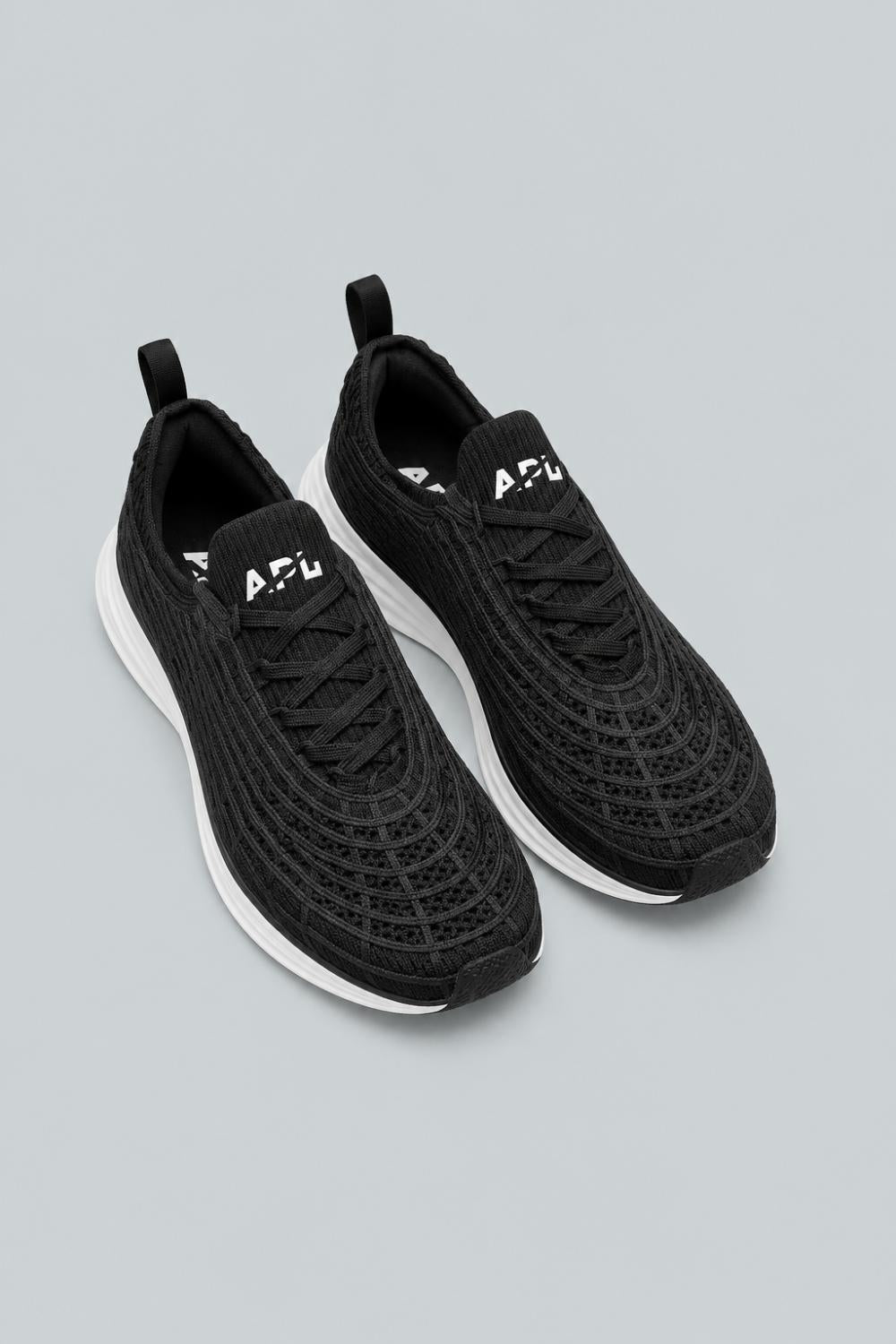 Women’s Techloom Zipline Sneakers - Black/White - 8 - Sneaker