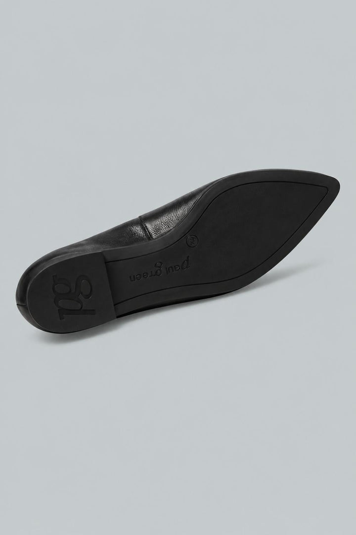 Women’s Teddy Flats - Black Leather - 7 - Flats
