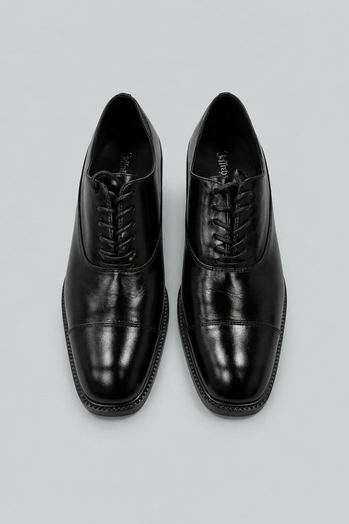 Women’s Thatch Oxfords - Black Crinkle - Oxford