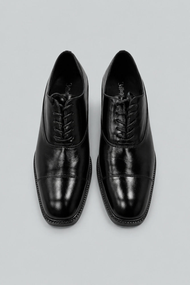 Women’s Thatch Oxfords - Black Crinkle - Oxford