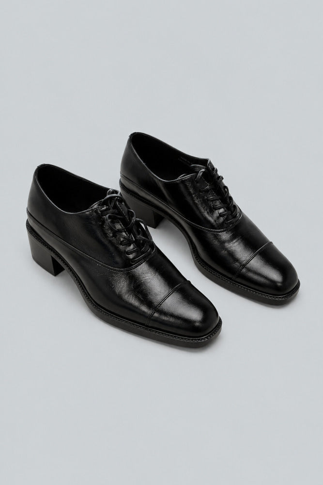 Women’s Thatch Oxfords - Black Crinkle - Oxford