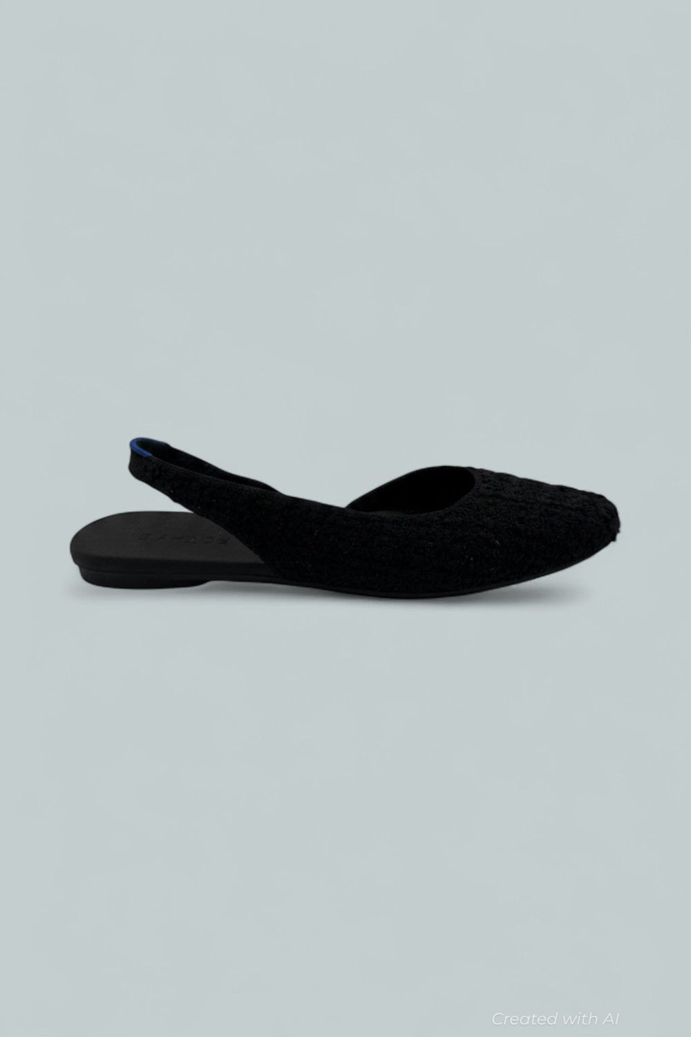 Women’s The Almond Slingback Flats - Black Boucle - 10 - Flats