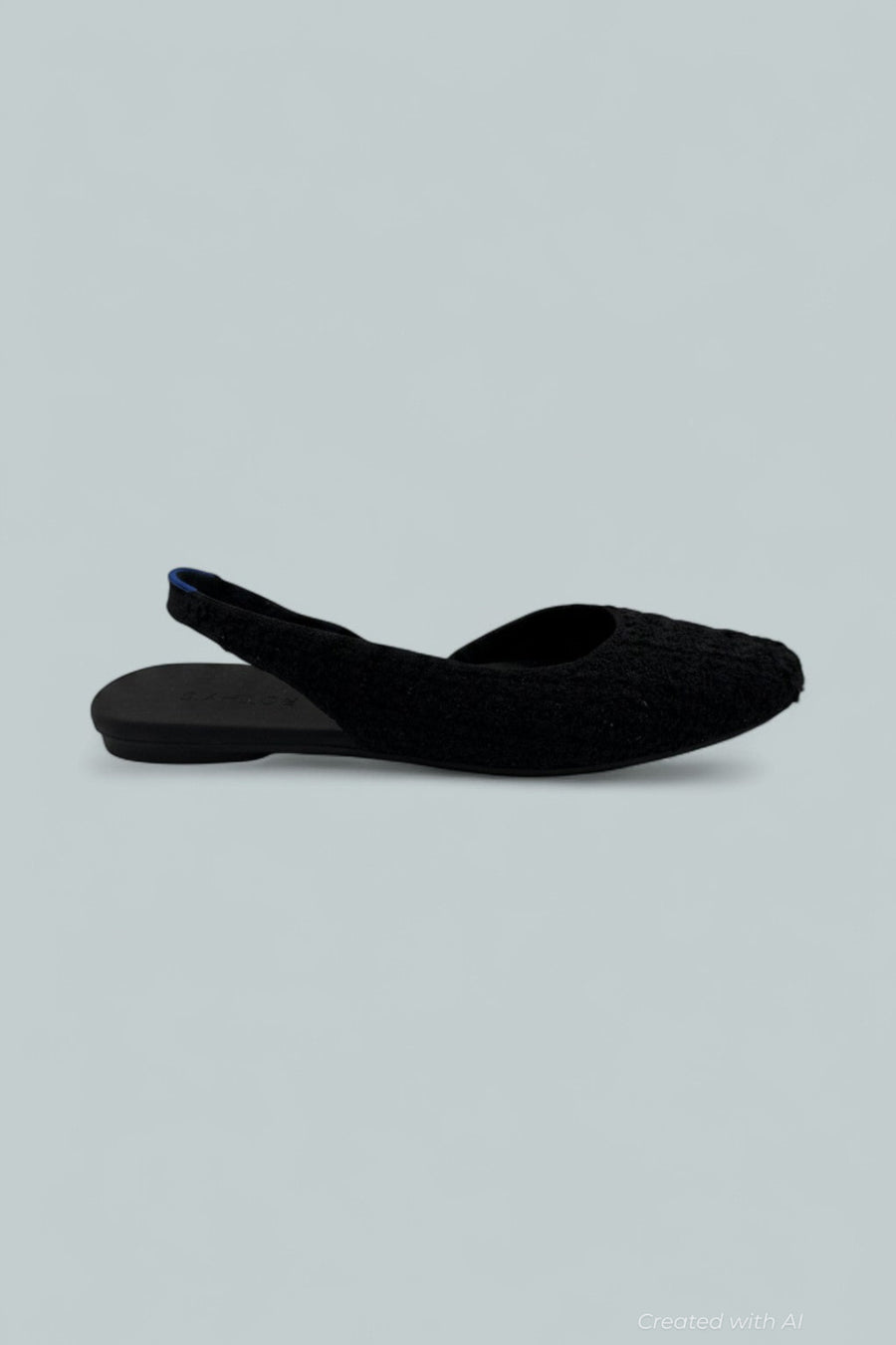 Women’s The Almond Slingback Flats - Black Boucle - 10 - Flats