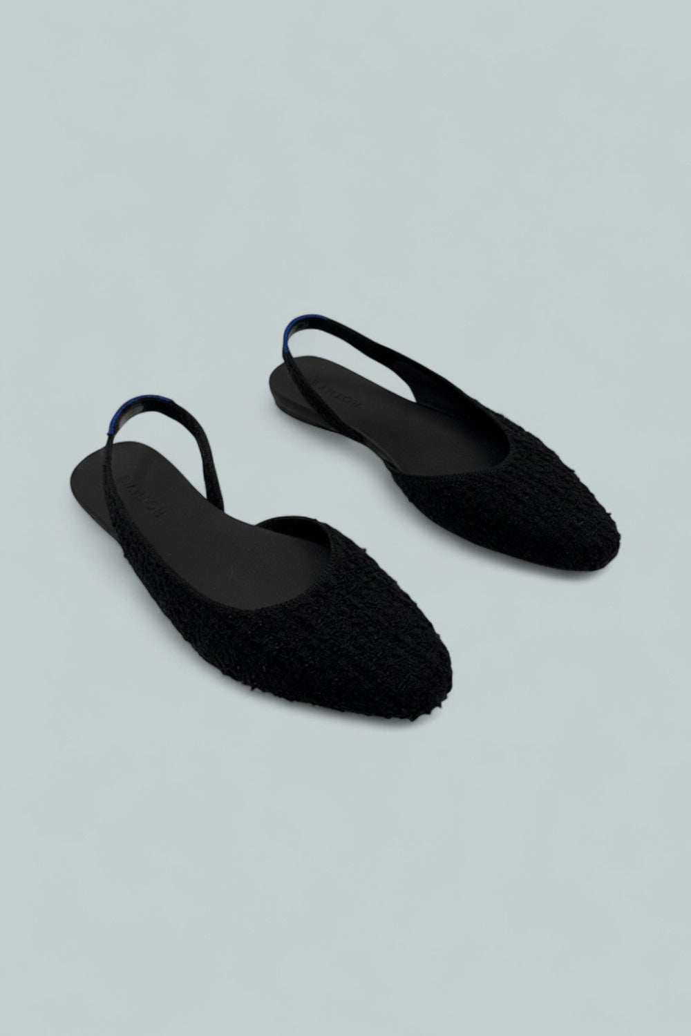 Women’s The Almond Slingback Flats - Black Boucle - 10 - Flats
