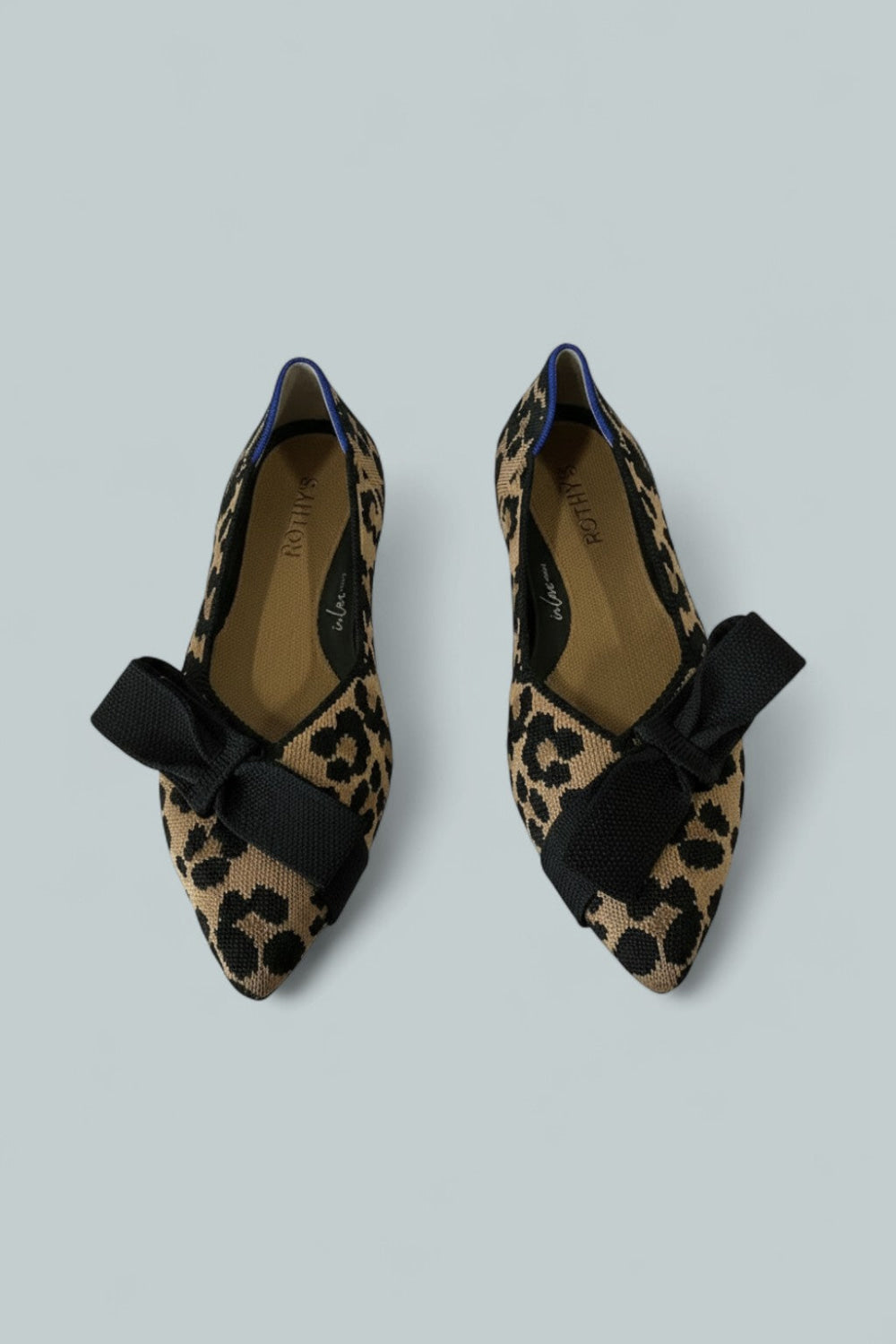 Women’s The Point II Flats - Black/Cheetah - 8.5 - Flats