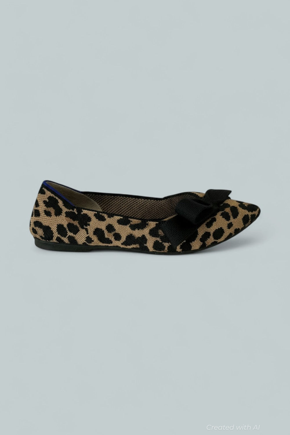 Women’s The Point II Flats - Black/Cheetah - 8.5 - Flats