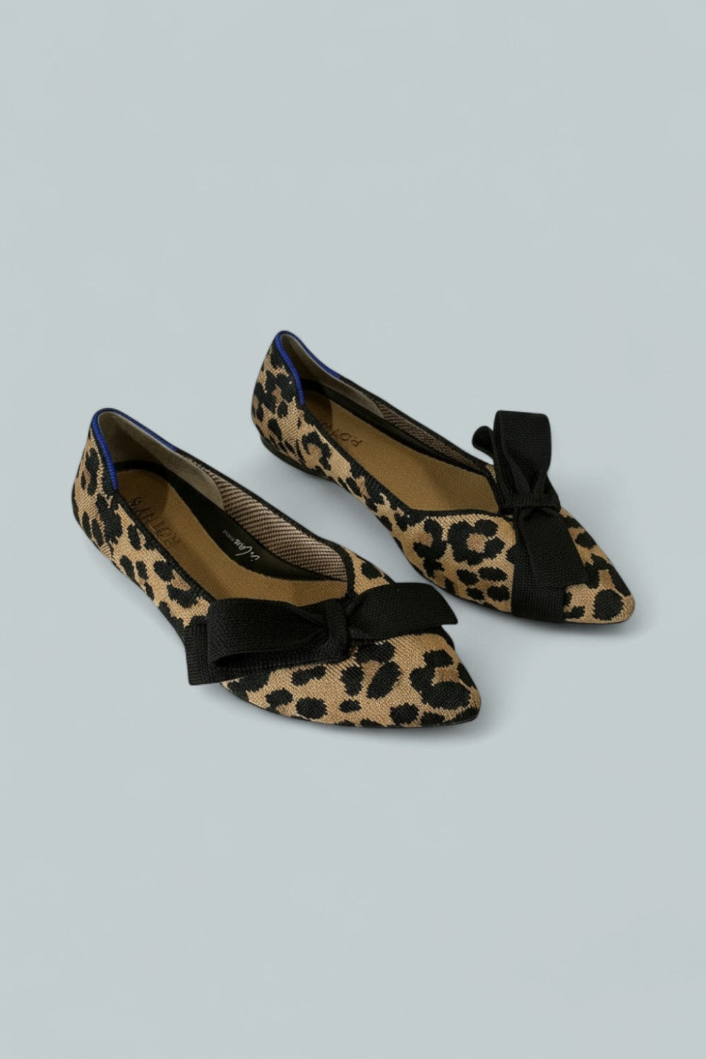 Women’s The Point II Flats - Black/Cheetah - 8.5 - Flats