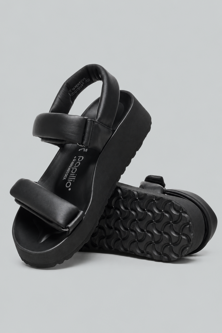 Women’s Theda Wedge Sandals - Black - 8 8.5 US / 39 EU - Sandal