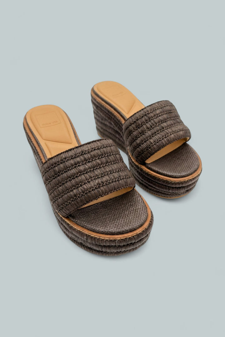 Women’s Throne Platform Sandals - Chocolate - Sandals