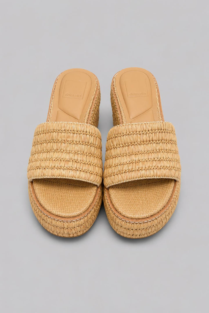 Women’s Throne Platform Sandals - Light Natural - 6.5 - Sandals