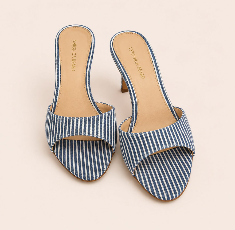 Women’s Tia Slide Sandals - Blue - 6 - Sandal