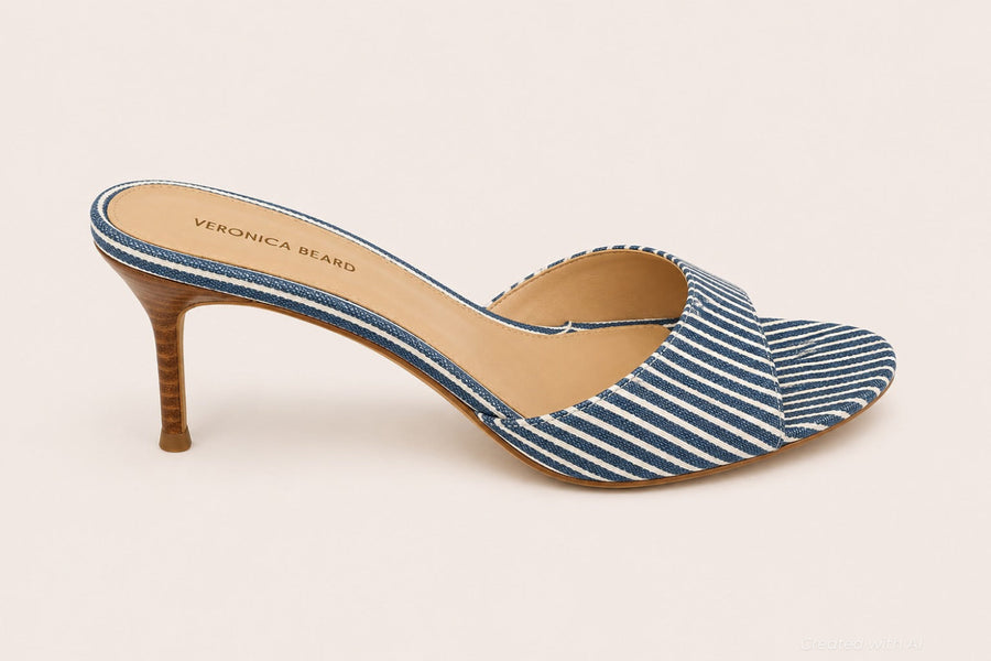 Women’s Tia Slide Sandals - Blue - 6 - Sandal
