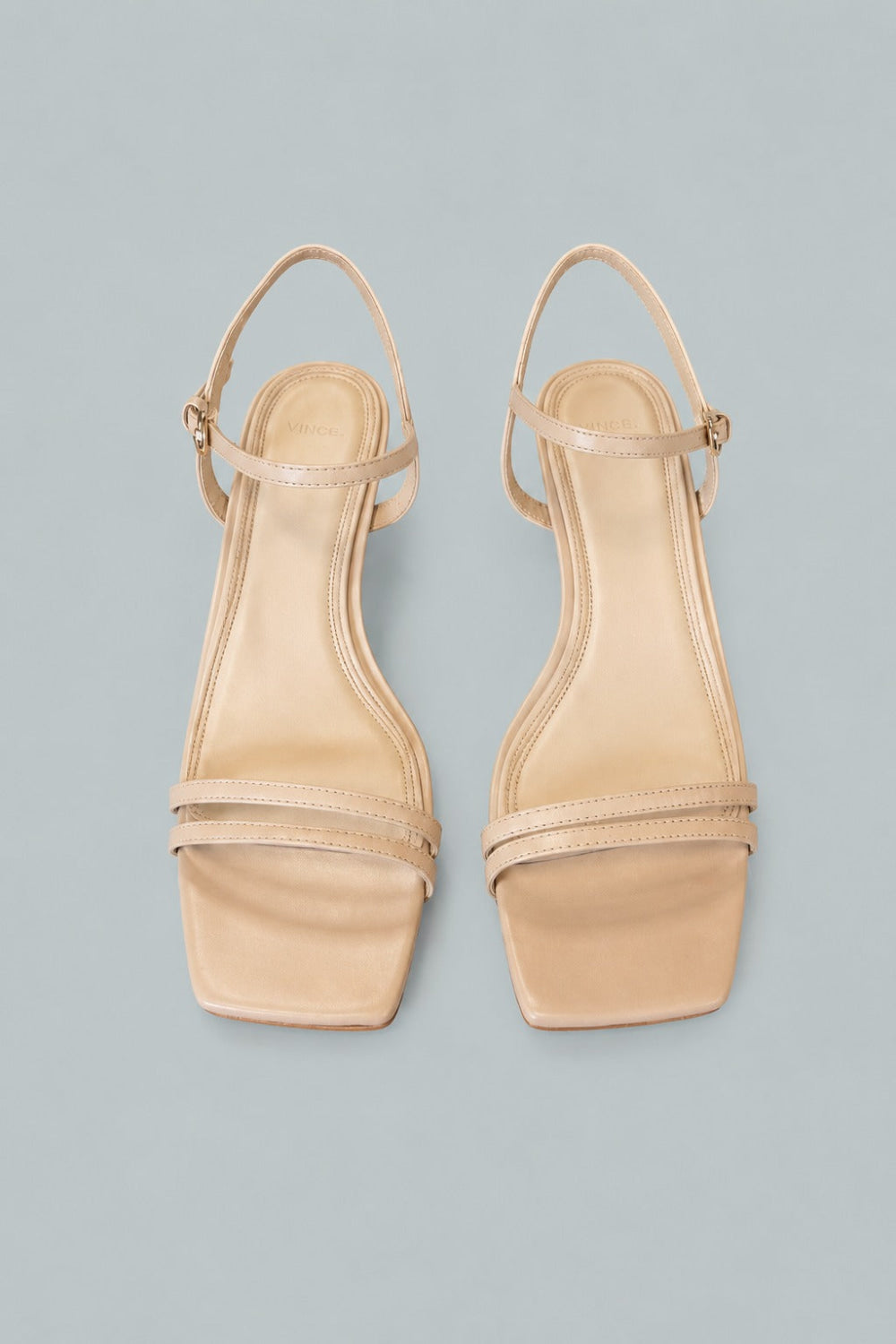 Women’s Tilda Leather Heeled Sandal - Warm Almond - 7.5 - Sandal