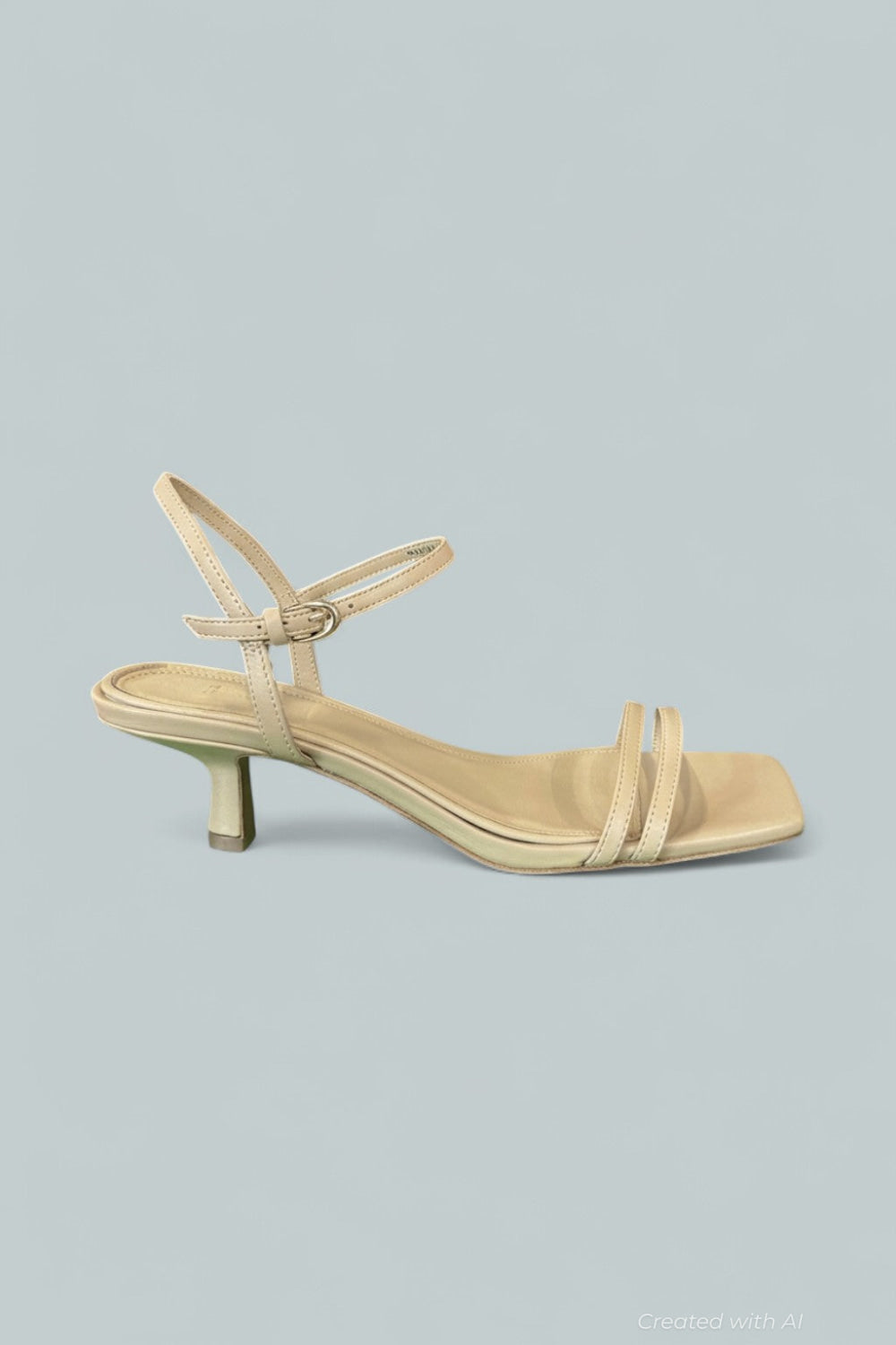 Women’s Tilda Leather Heeled Sandal - Warm Almond - 7.5 - Sandal