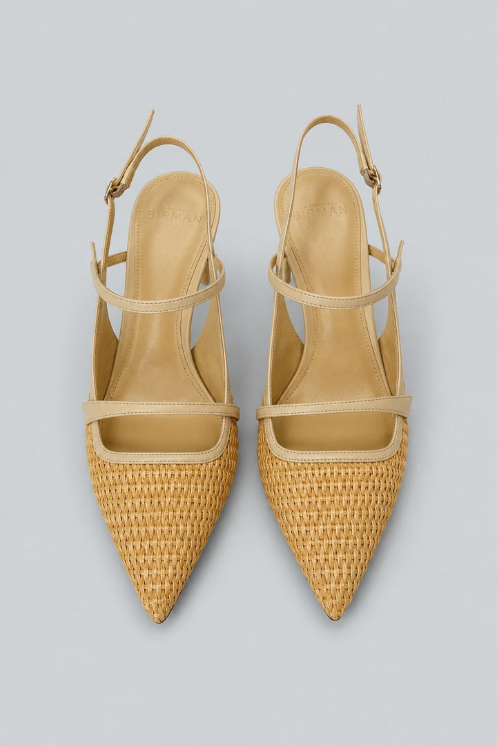 Women’s Tita 60 Slingback Pumps - Creamy - 6.5 - Pumps