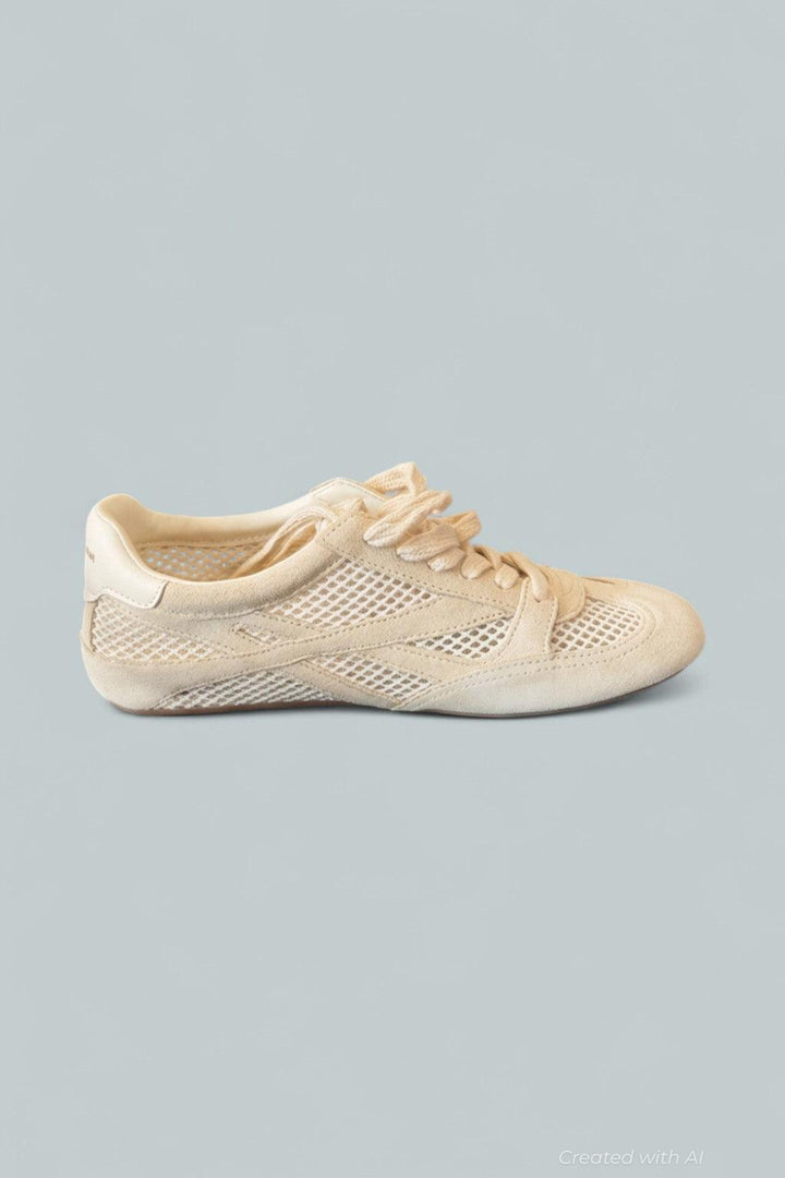 Women’s Tobi Lace-Up Shoes - New Ecru - 8 US - Sneaker