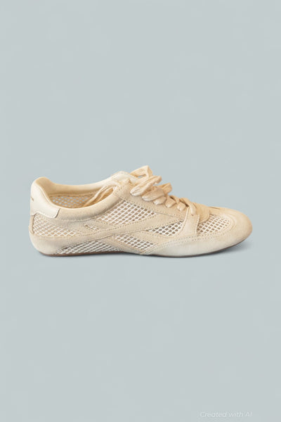 Women’s Tobi Lace-Up Shoes - New Ecru - Sneaker