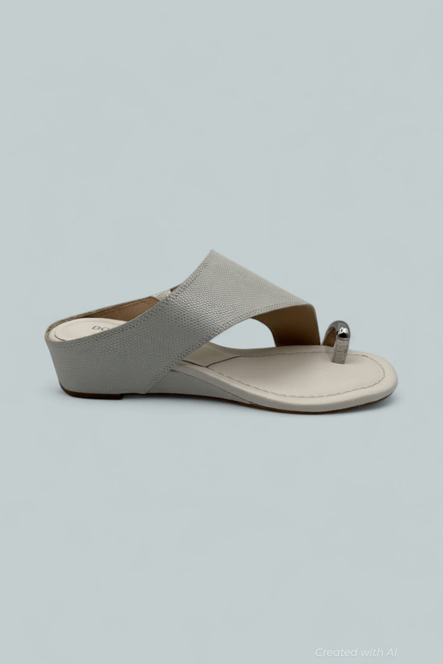 Women’s Toe Ring Wedge Sandals - Porcelain - 8.5 - Sandals