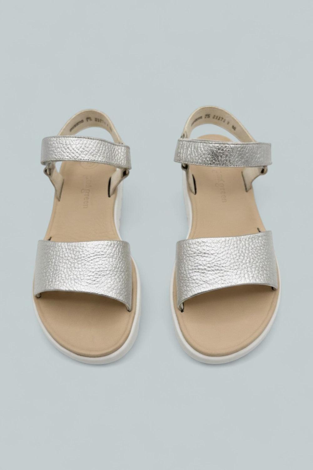 Women’s Toni Sandals - Silver Metallic Cervo - 10 - Sandals