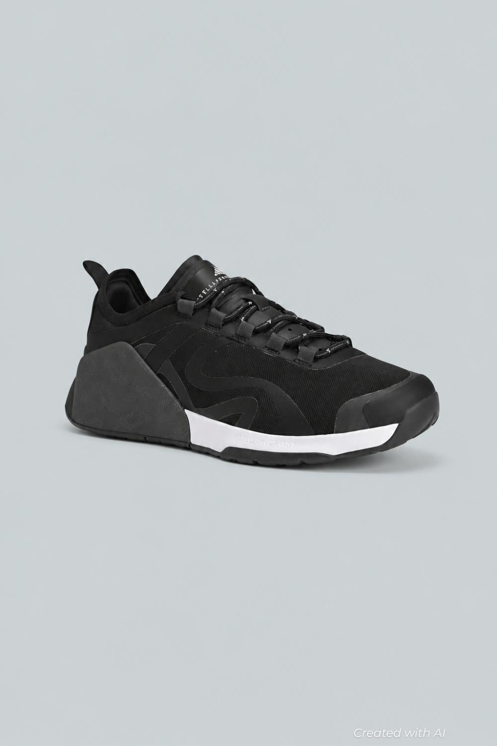 Women’s Training Dropset Low Top Sneakers - Black - Sneaker
