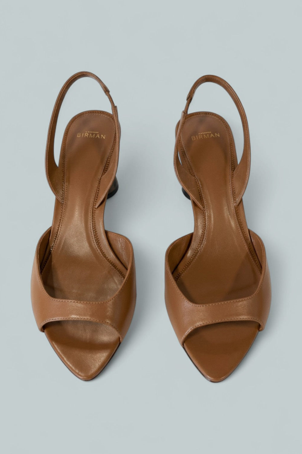 Women’s Tropicana Leather Mid Heel Sandals - Espresso - 9.5 - Sandals