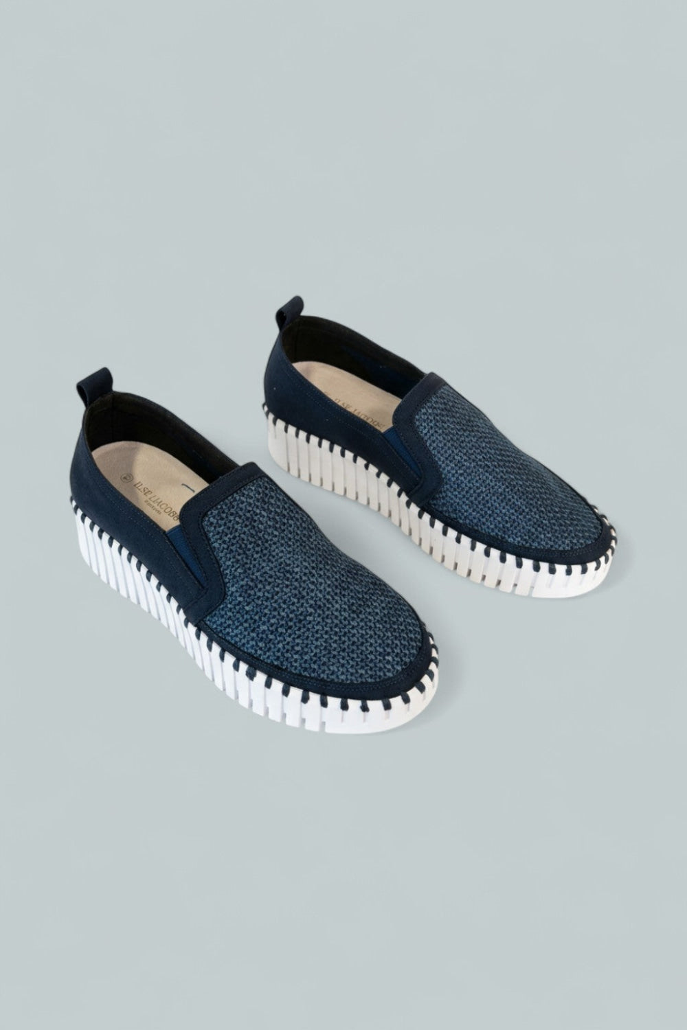 Women’s Tulip Platform Wedge Flats - Dark Indigo - Flats