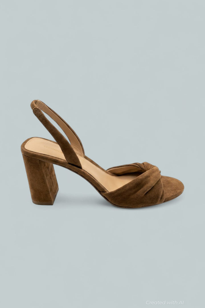 Women’s Tullia Block Heel Sandals - Chestnut - 9.5 - Heels