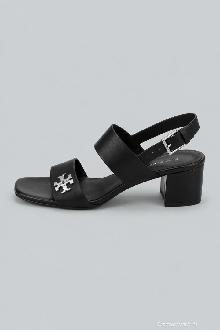 Women’s Turnlock Heeled Sandal - Perfect Black - Heels