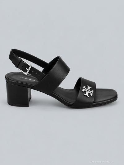 Women’s Turnlock Heeled Sandal - Perfect Black - US 8.5 - Heels