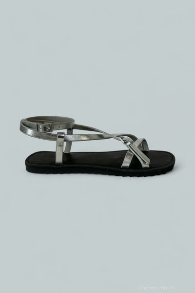 Women’s Tyla Sandals - Silver - 8 - Sandals