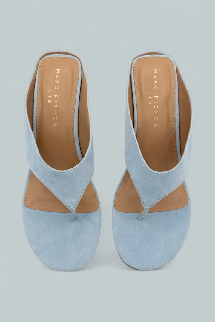 Women’s Udena Raffia Wedge Sandals - Light Blue - 8.5 - Sandals