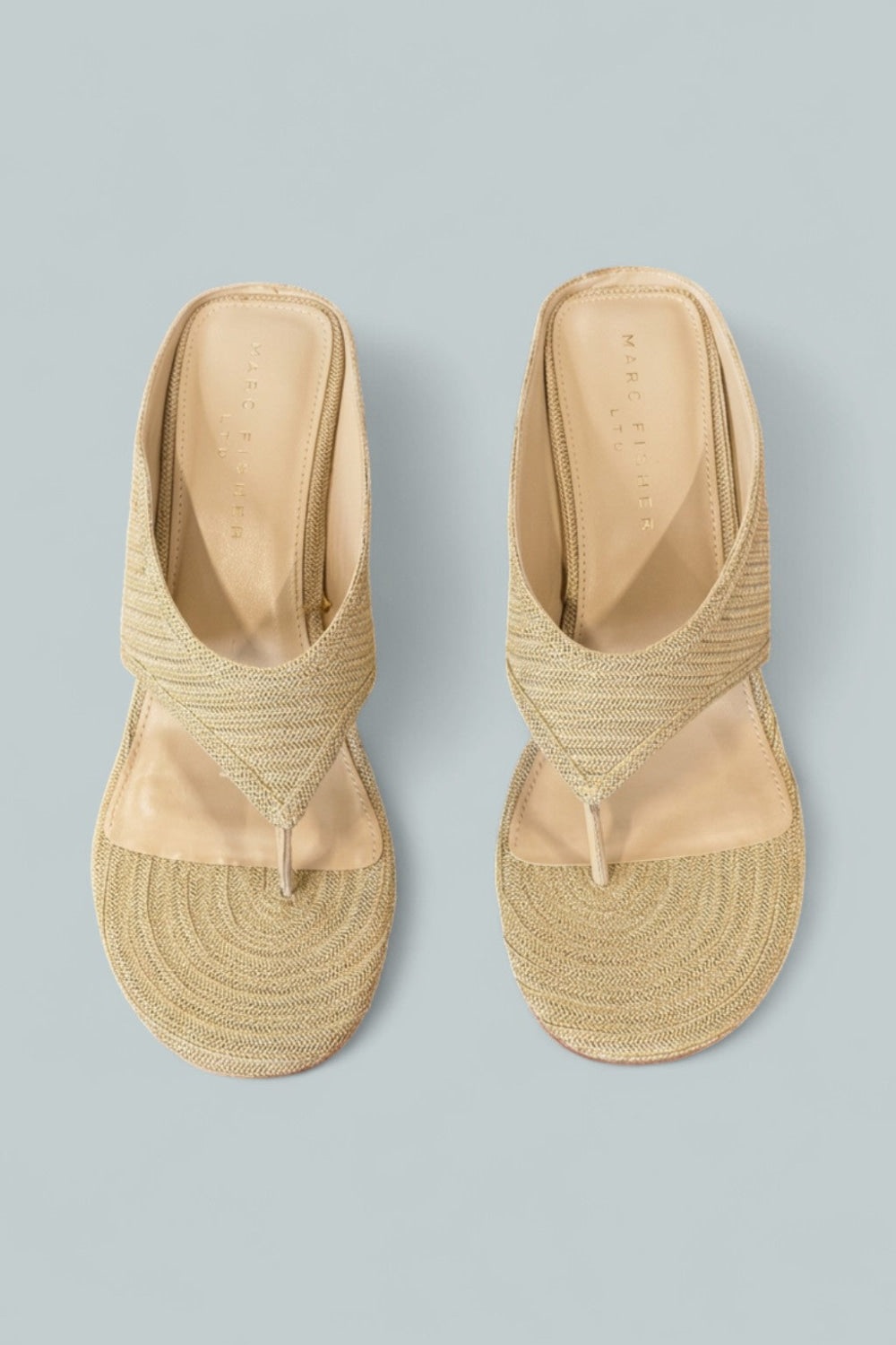 Women’s Udena Raffia Wedge Sandals - Light Natural - 9 - Sandal