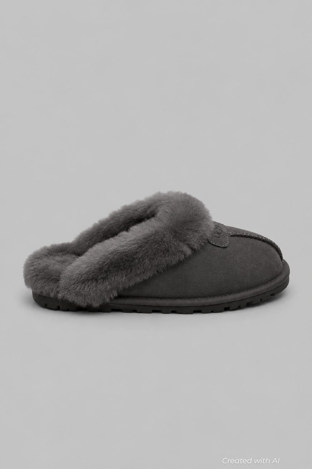 Women’s UGG Coquette Casual Slippers - Grey - 8 - Clog