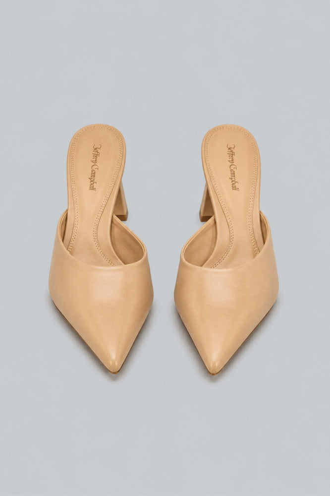 Women’s Unamused Mule Pumps - Beige - 10 - Mules