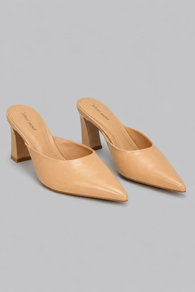 Women’s Unamused Mule Pumps - Beige - 10 - Mules